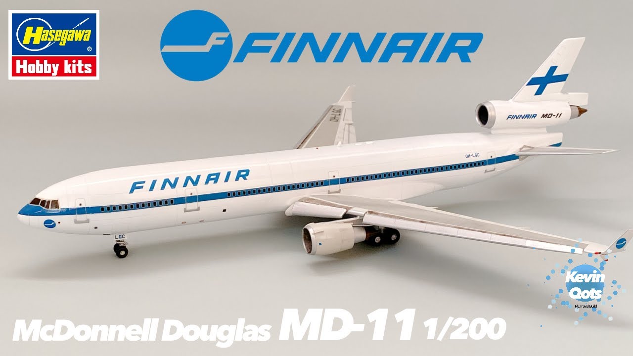 # 7 FINNAIR MD-11 Hasegawa 1/200 Сборка