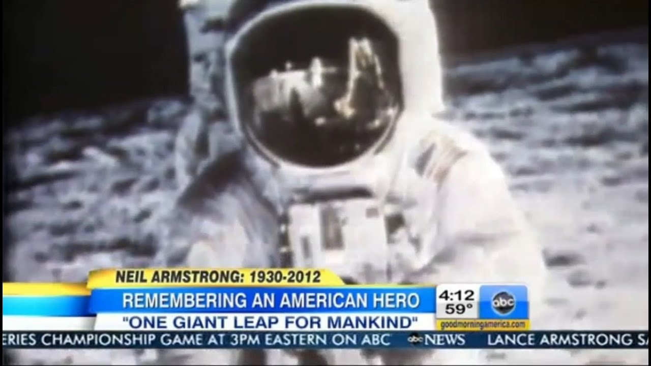Neil Armstrong:  News Report of His Death - August 25, 2012