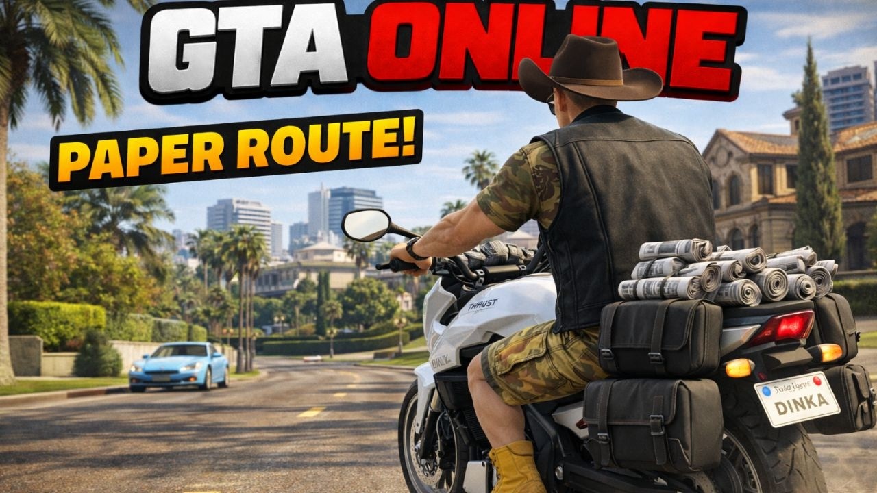 Grand Theft Auto V ONLINE - Paper Route #gta5 #gtav #gtaonline