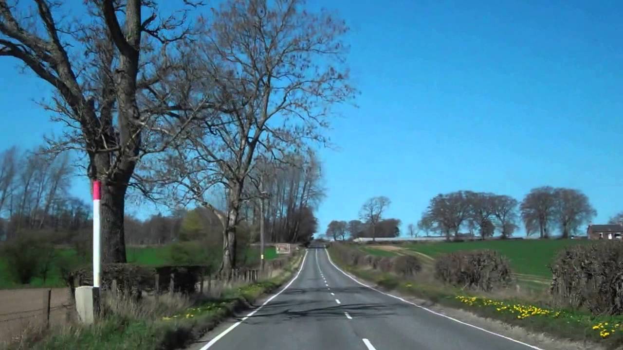 April Drive Road From Meigle To Alyth Perthshire Scotland