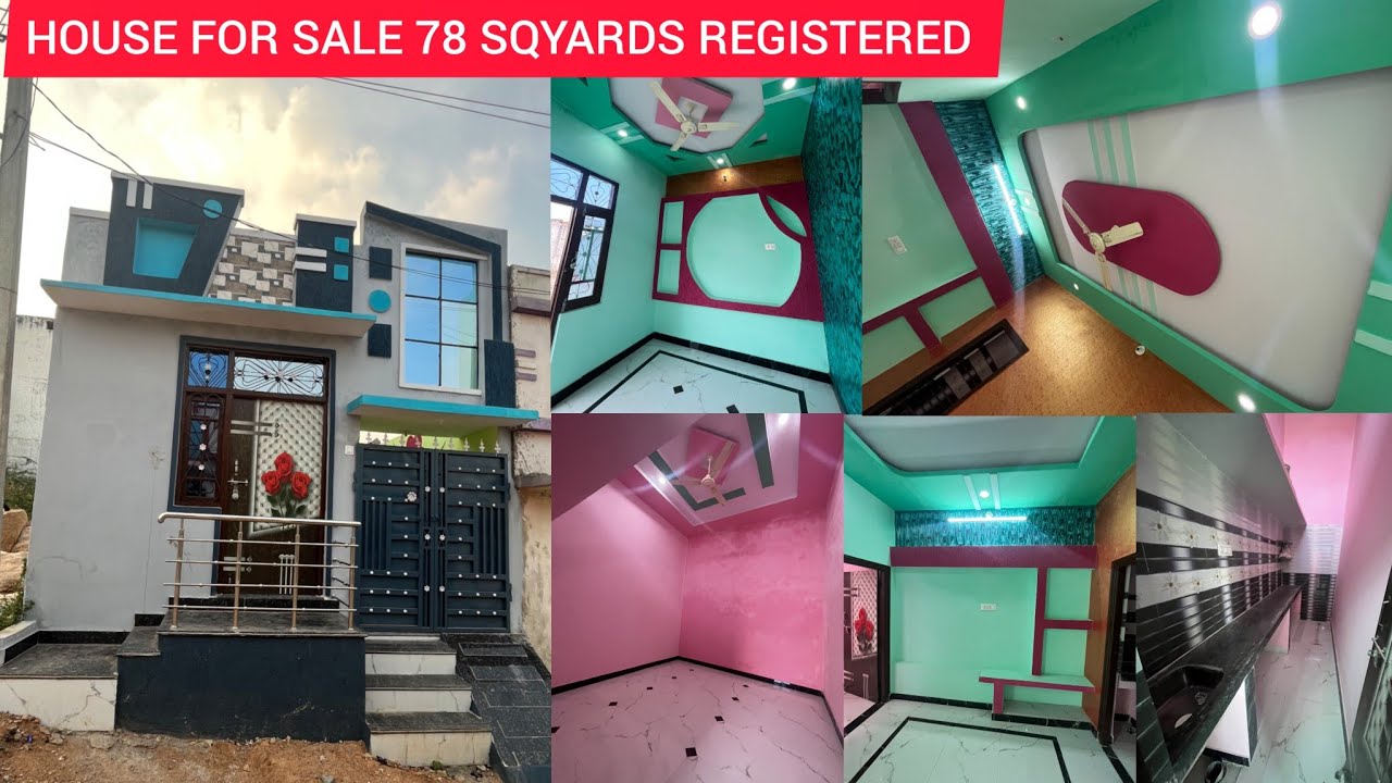 78 SQYARDS REGISTERED HOUSE FOR SALE J B HILLS COLONY  BANDLAGUDA MOHAMMED NAGAR ,HOUSE FOR SALE