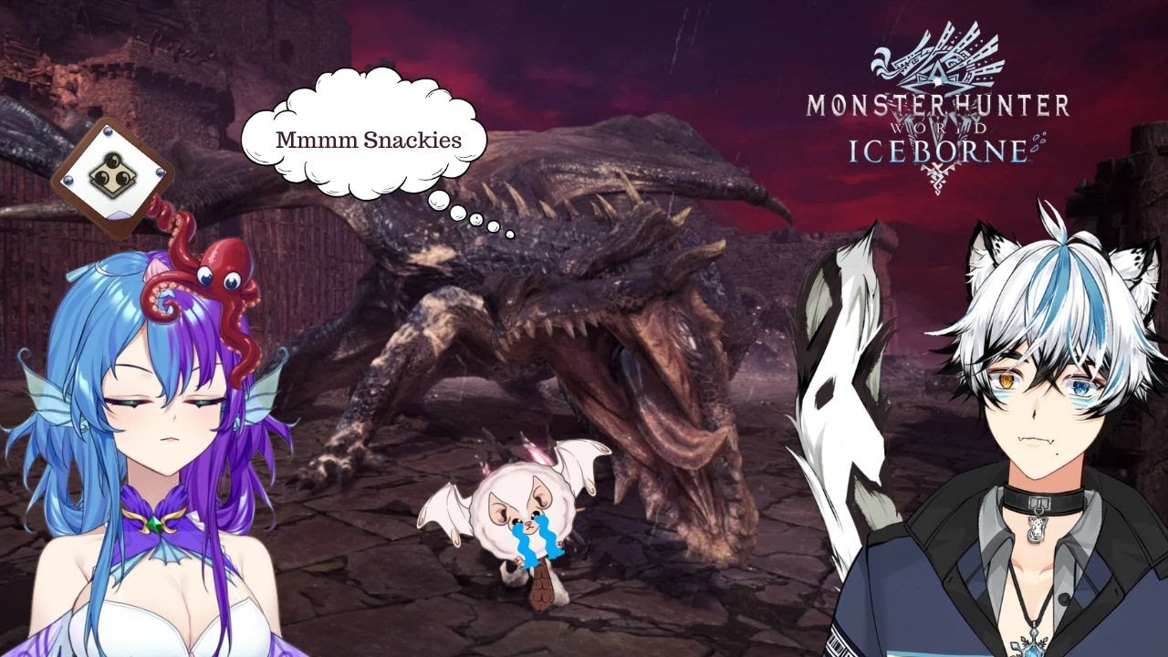 Taking down Fatalis for the first time in MHWorld Iceborn with @NanakuraYuki  ~!