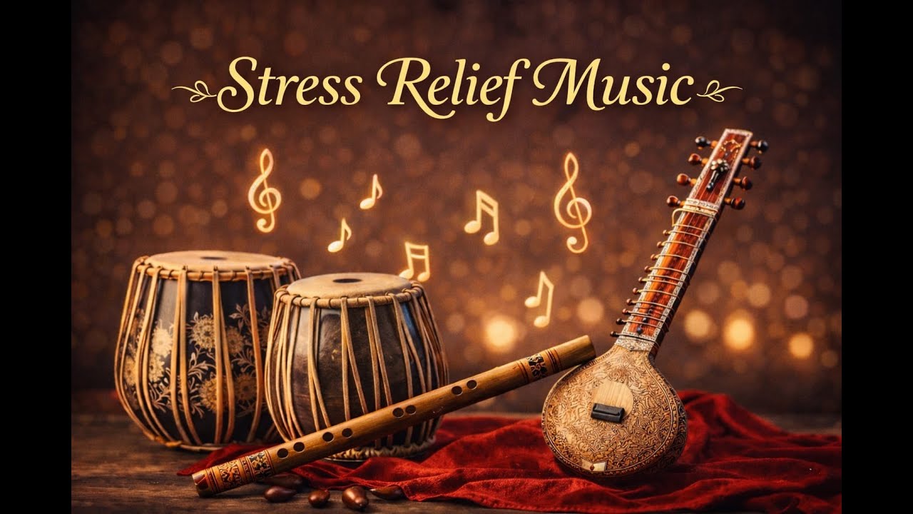 Sleep & Relaxation Music || Classical Peaceful Music || Sitar & Flute #sleepmusic #live