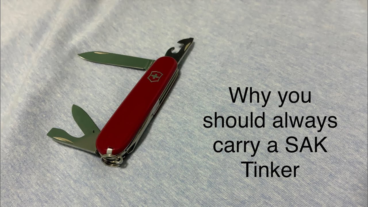 Why you should always carry a SAK Tinker Knife