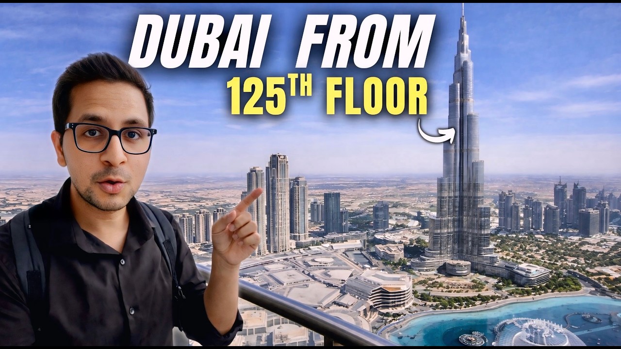 Inside Burj Khalifa 🇦🇪 Dubai From 125th Floor
