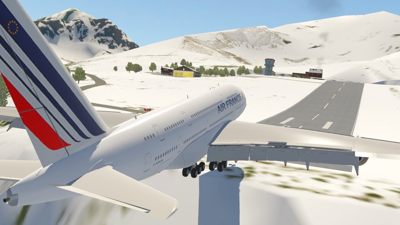Big Planes at Courchevel Airport [XP11]