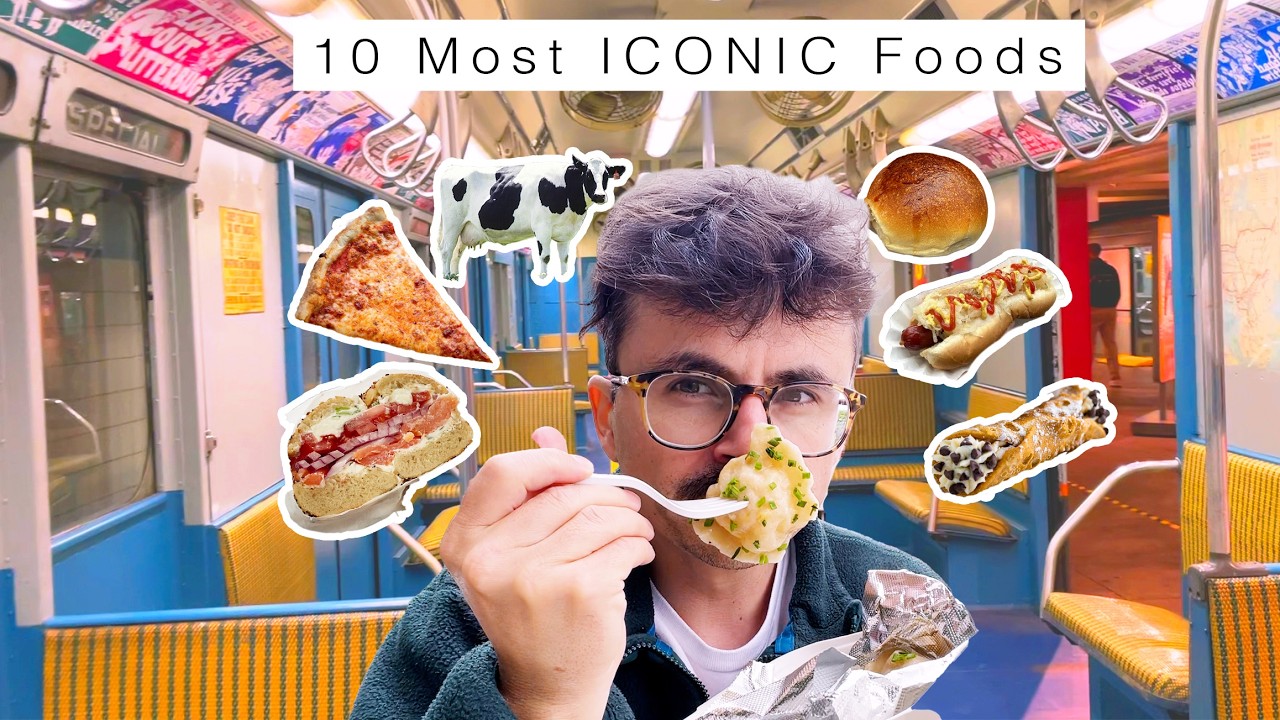 Literally just walking around NYC and eating random food 