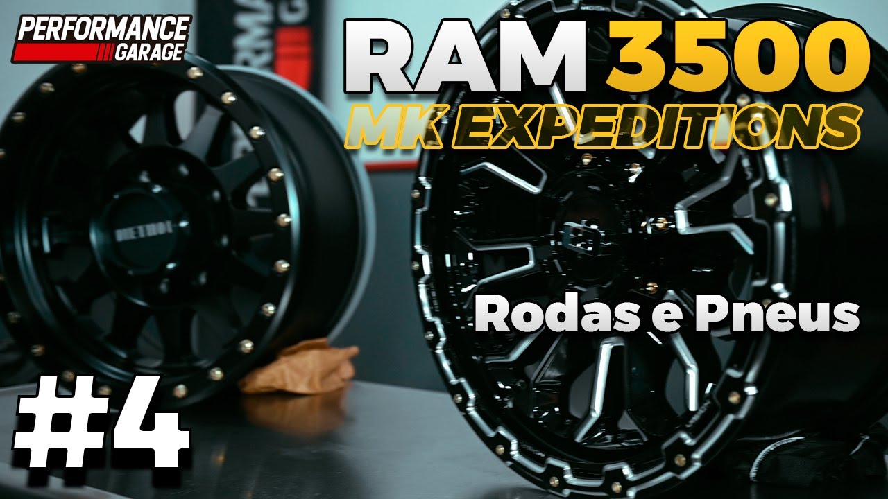 RAM 3500 Rodas e Pneus🇧🇷 Medidas e Modelos A/T M/T R/T PerformanceGarageCG