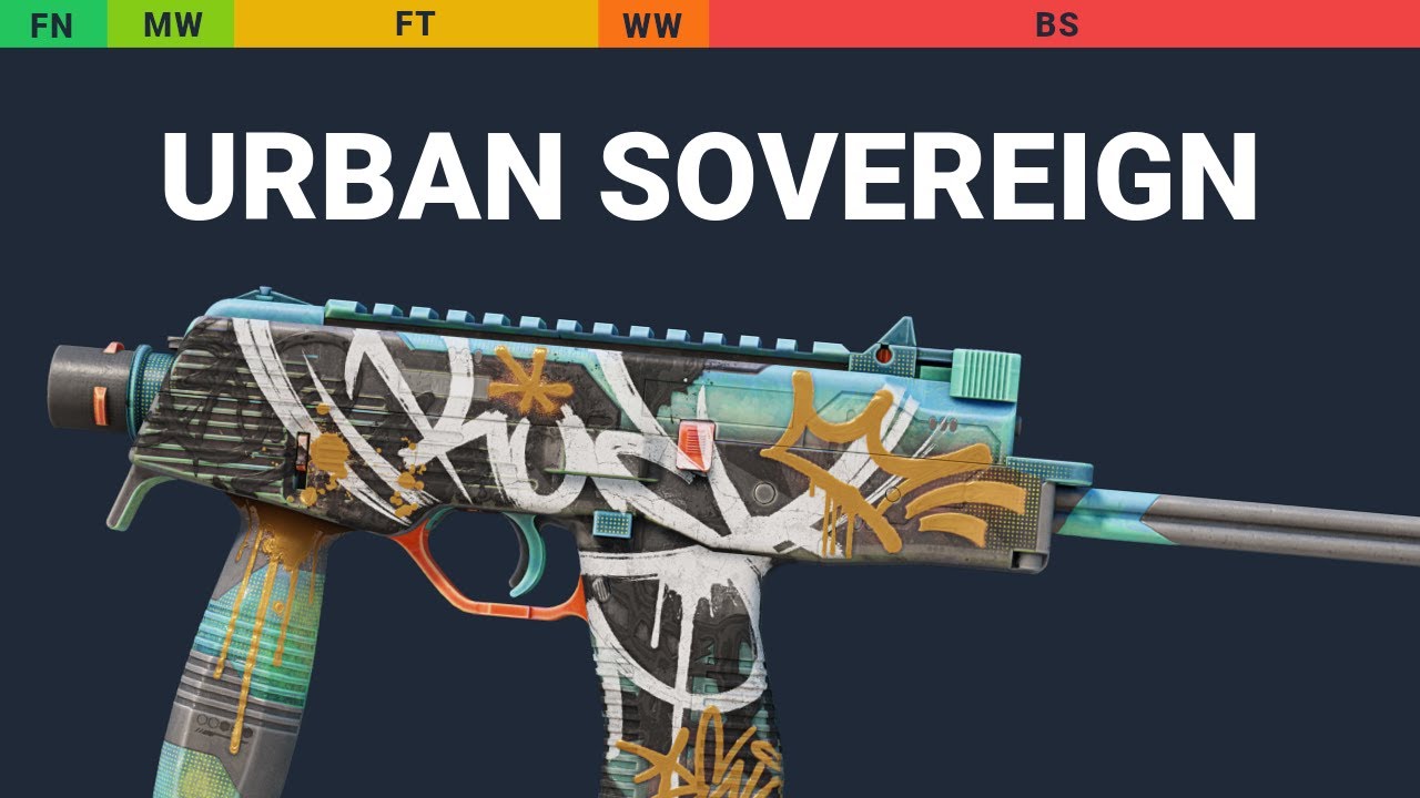 MP9 Urban Sovereign - Skin Float And Wear Preview