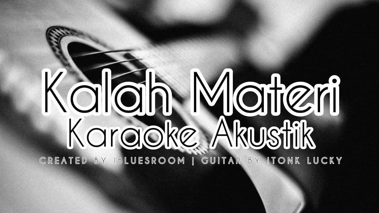 Kalah Materi - Ali Gangga (Karaoke Akustik) Tarling Akustik Karaoke