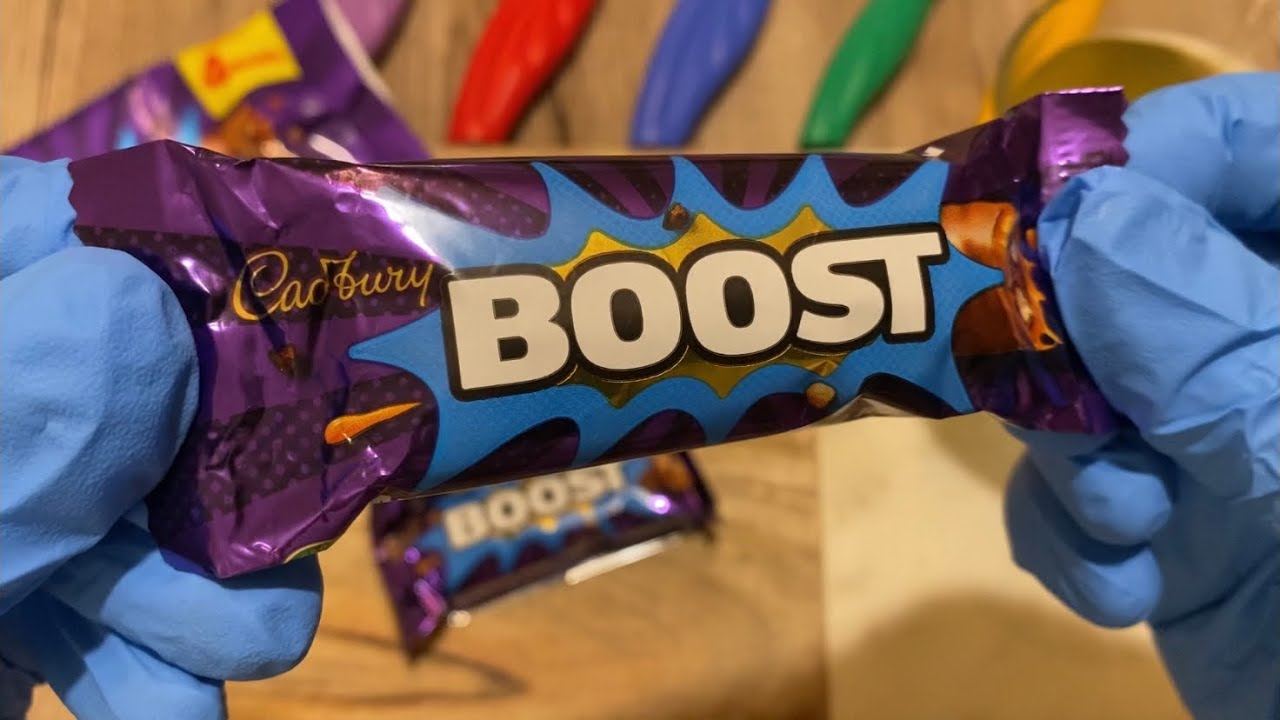 [ASMR] CADBURY BOOST Chocolate Bar