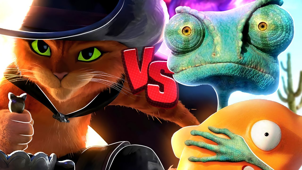 Gato de Botas VS. Rango | Batalha dos Monstros Part. @ZLuizRaps