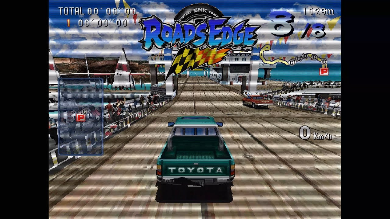 Road Edge SNK 1997 - Gameplay (Mame 282)