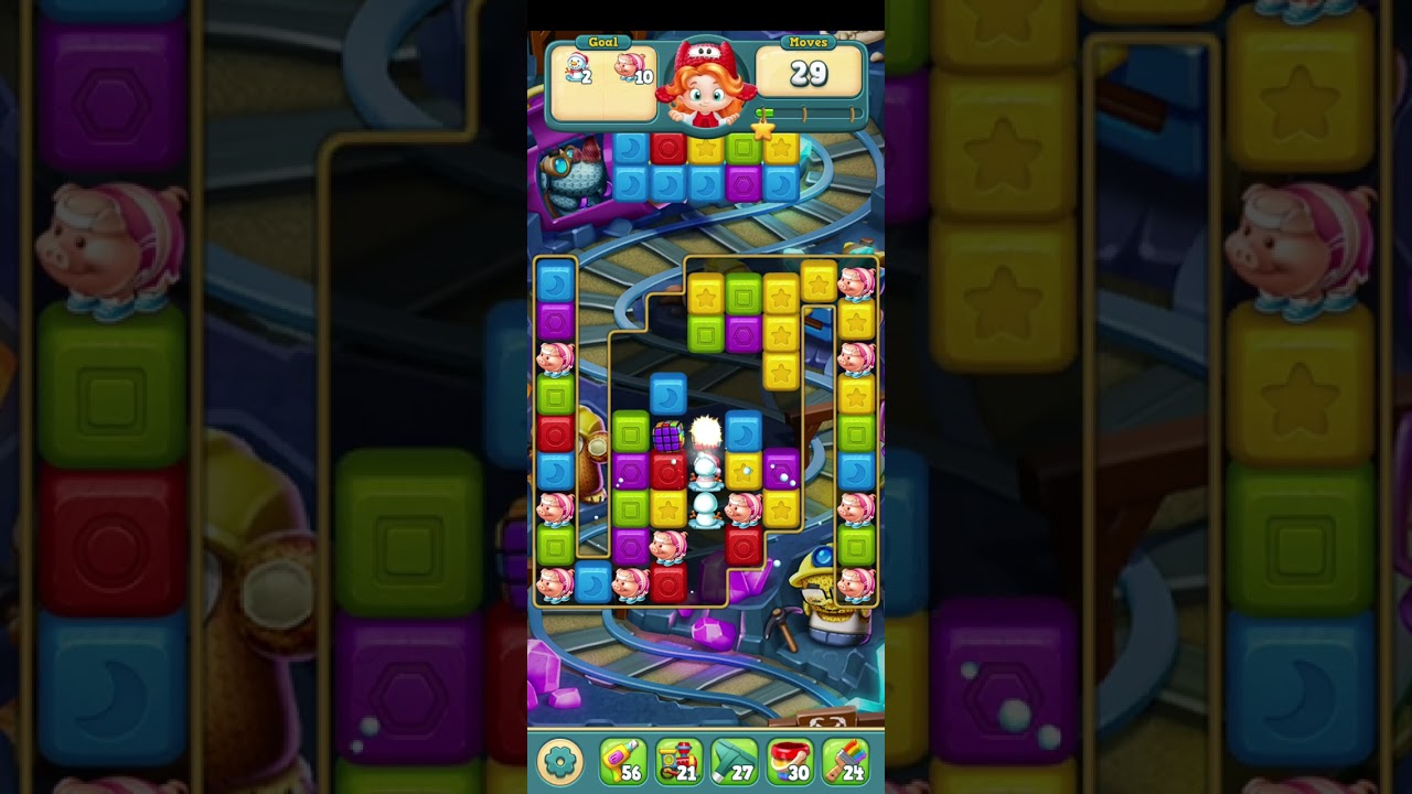 Pro Toy blast android gameplay unique game level 1205 no boosters skillgaming #shorts