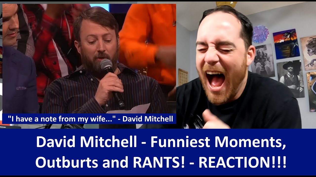American Reacts David Mitchell's FUNNIEST Moments, Outbursts & Rants! REACTION