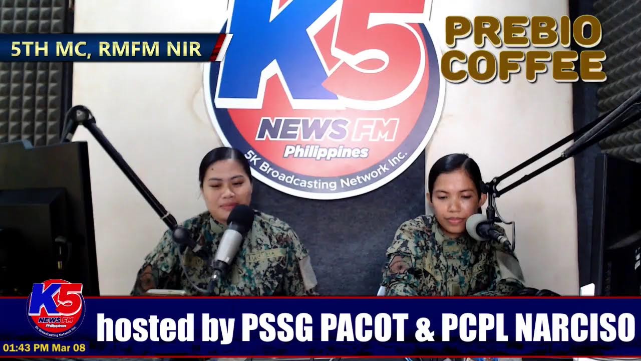 K5 News FM Bayawan Digital News Live Stream | Pulis sa Katawhan hosted by K5 Santa Catalina MPS