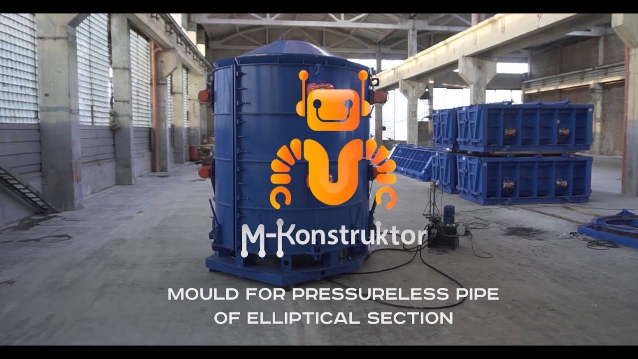 Microtunneling pipe steel moulds produced by the M-Konstruktor