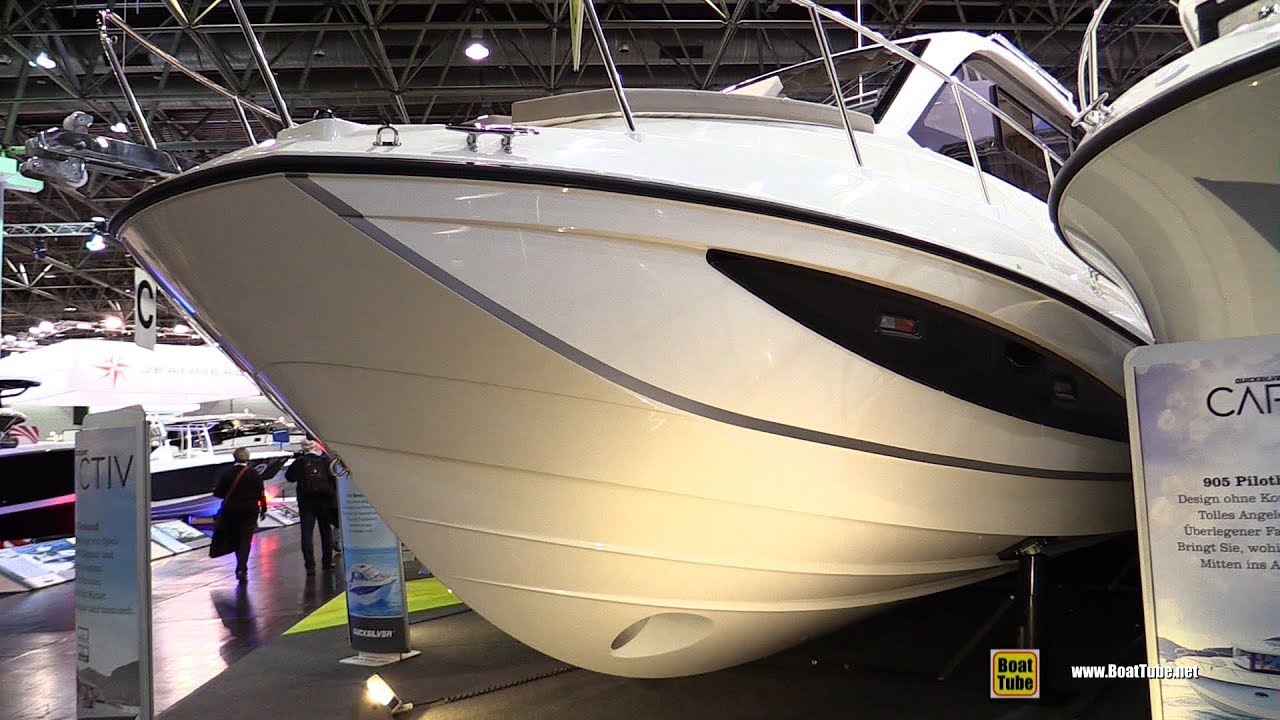 2018 Quicksilver Activ 855 Weekend Motor Boat - Walkaround - 2018 Boot Dusseldorf Boat Show