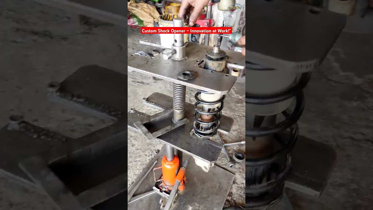 Custom Shock Opener &ndash; Innovation at Work! #CustomTool #AutoRepair #Innovation #DIYMechanic #CarFix