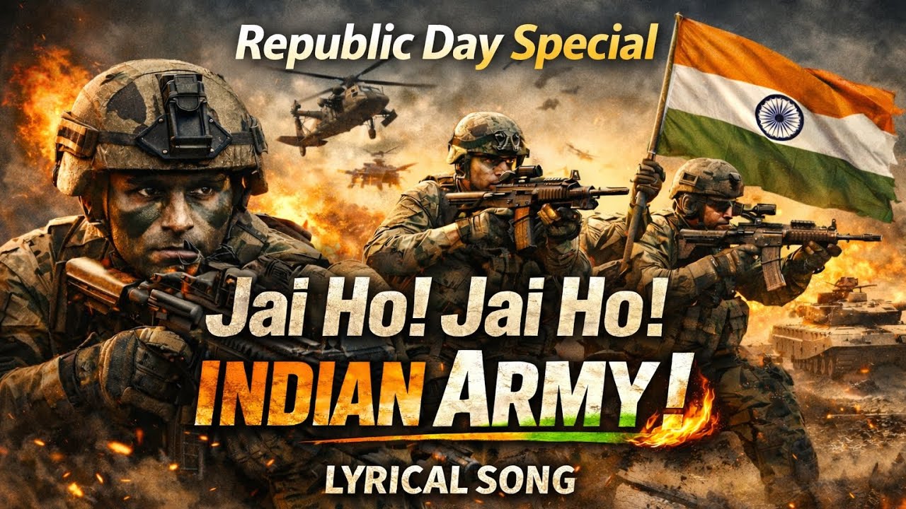 “Jai Ho! Jai Ho! Indian Army! 🔥” | Telugu lyrical video song |Maharamgeetha # Republic Day #JVK