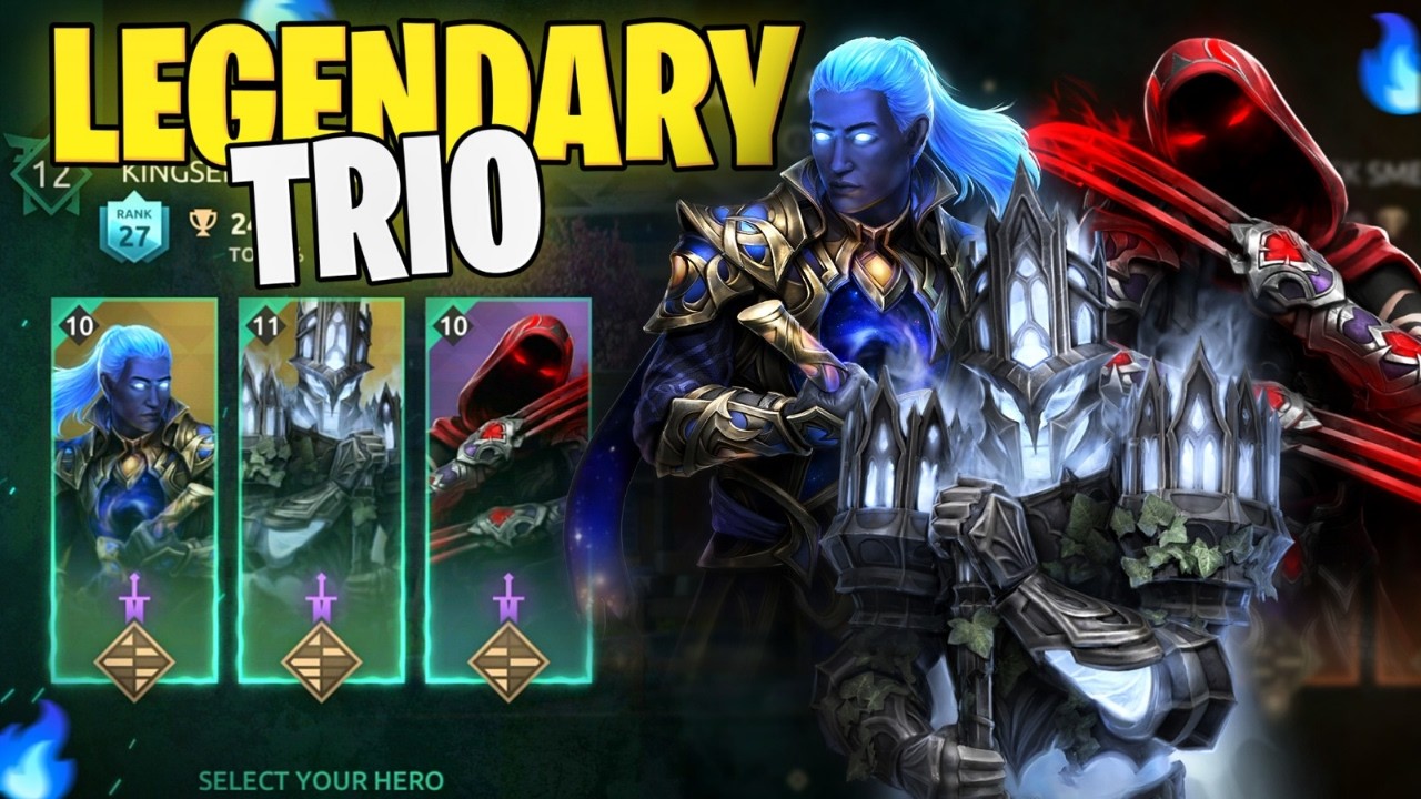 Most Hyped Trio In The Arena💀| Using All Legendary Skins In SF4 🔥| Shadow Fight 4 Arena