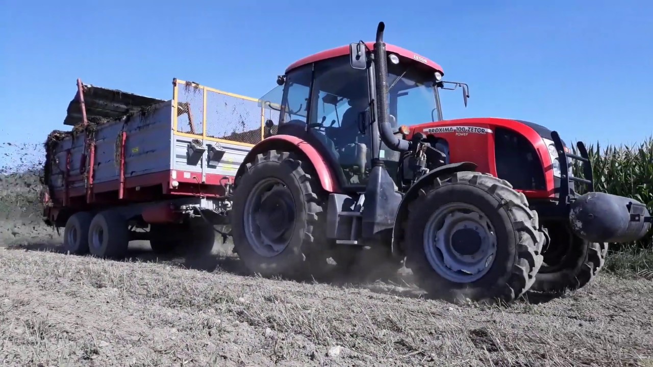 Rozrzucanie Obornika 2k18 | Zetor Proxima 100 Power | Cynkomet 8T | Zetor 6340