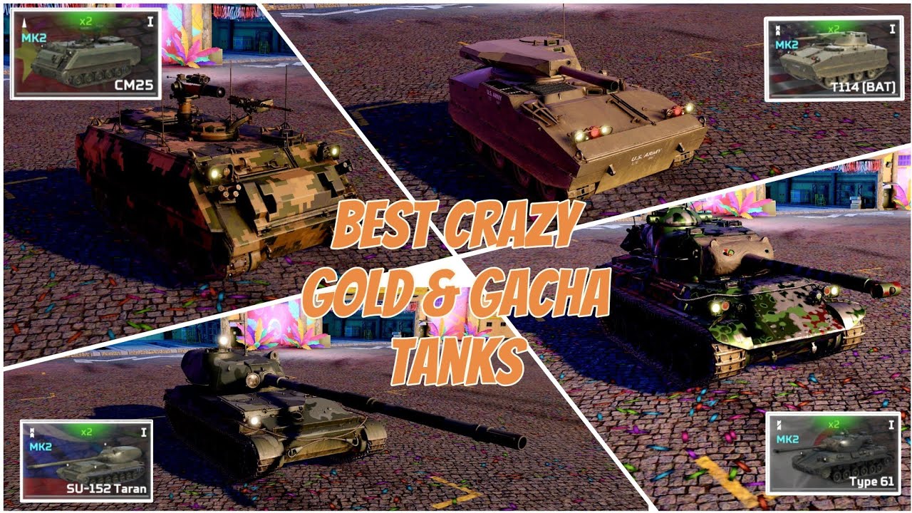 MWT Tank Battles Type 61/ T114/ CM25/ SU152 gold & gacha tanks 😎 gameplay tier 1(not a T1 player 😅)