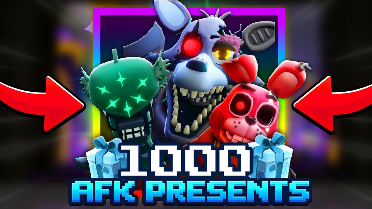 I Opened 1000 AFK PRESENTS In Five Nights TD 2..