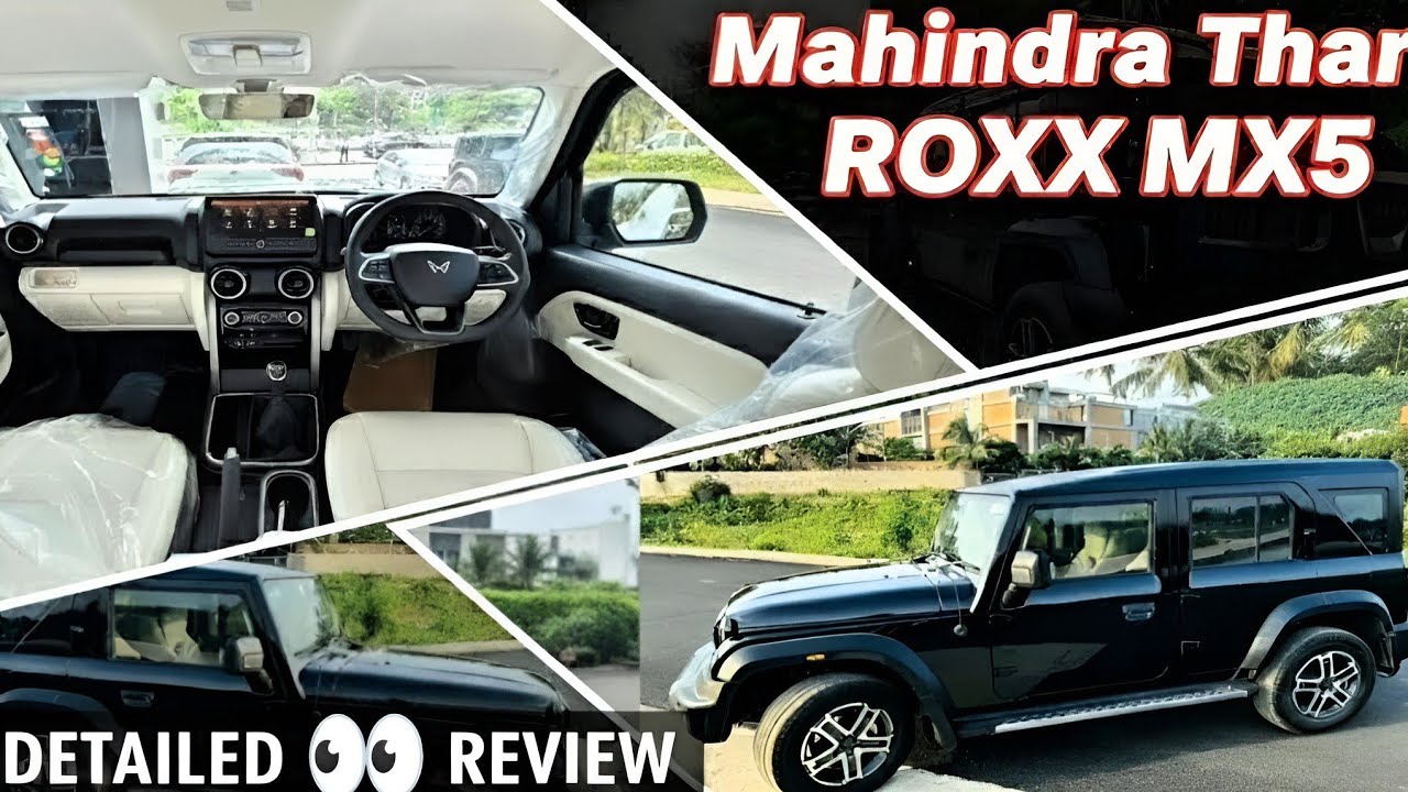 Thar Roxx MX5 😍 Itna Powerful Model Pehli Baar Dekha! | Full Walkaround & Review🔥