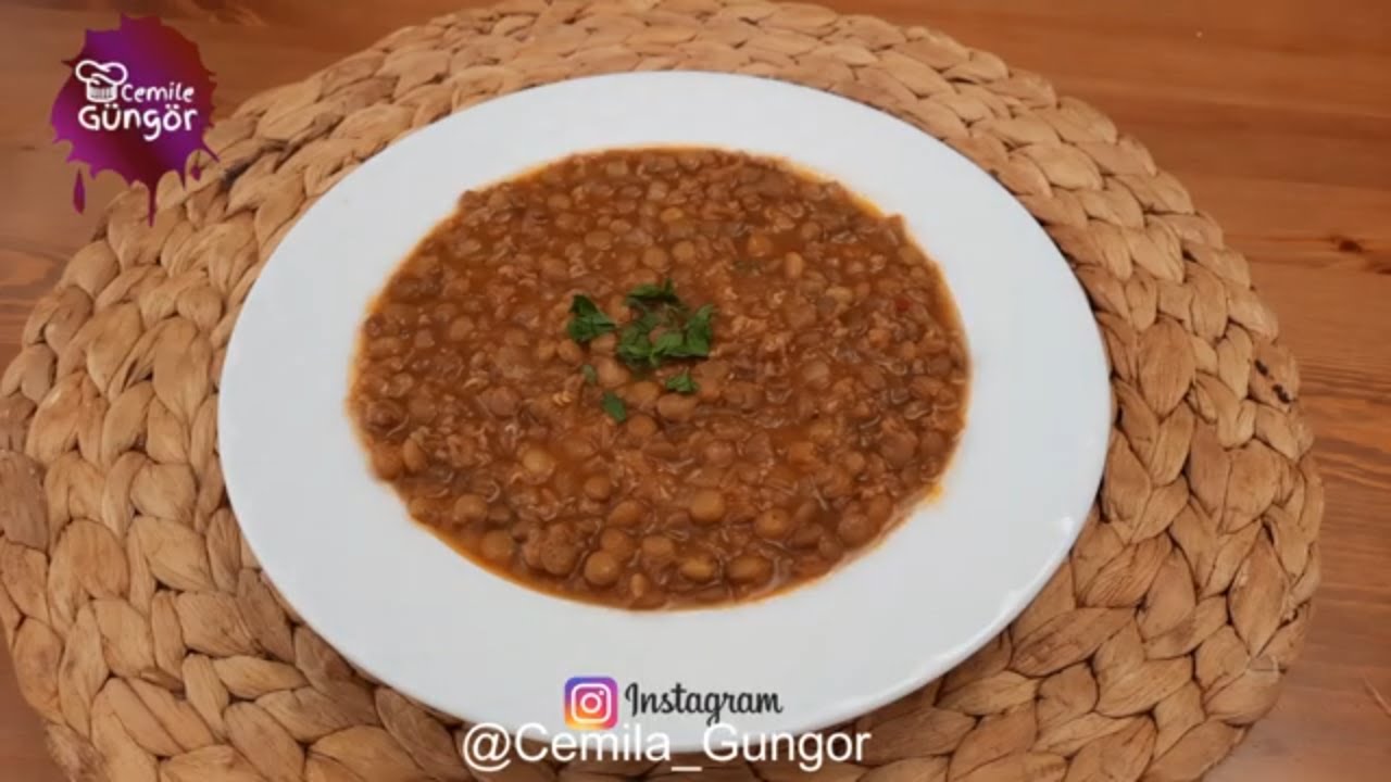 Kıymalı Yeşil Mercimek Yemeği Tarifi / Tam Kıvamında Yeşil mercimek Yemeği Nasıl Yapılır
