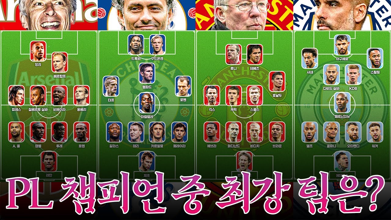 [방구석토크] 역대 PL 챔피언 중 최강의 팀은?? 무패우승? 무버지 첼시 1기?
