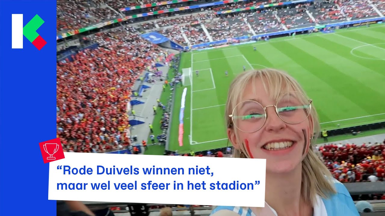 Tous Ensembles! Maurane volgt de eerste match van de Rode Duivels op het EK