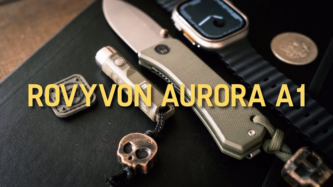 Rovyvon Aurora A1 EDC Keychain Flashlight Review