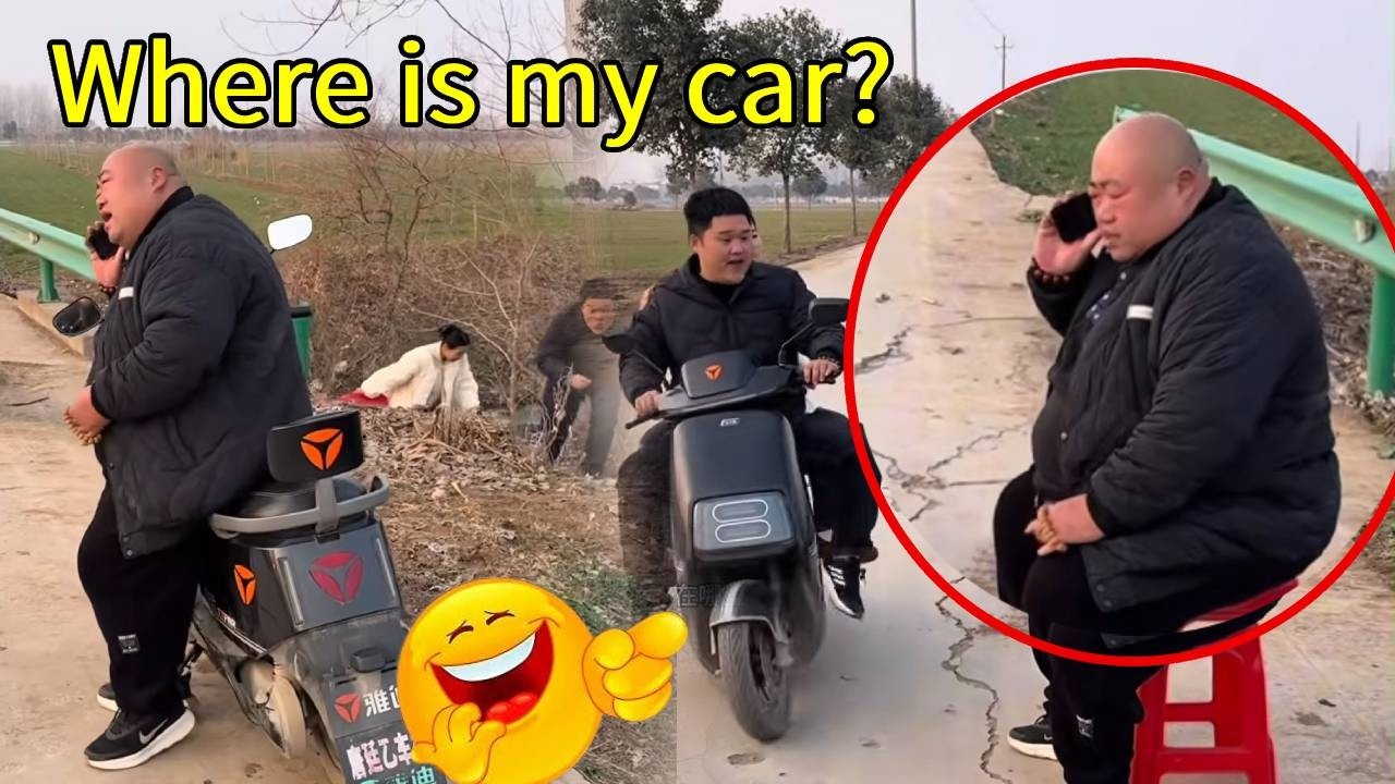 Did someone steal my car while I was on the phone?