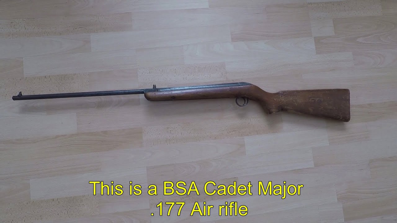 Making a rear sight for a BSA .177 Cadet Major Air Rifle