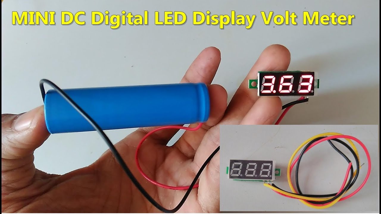 Mini DC 0-32V Digital LED Display Volt Meter / Trick / POWER GEN