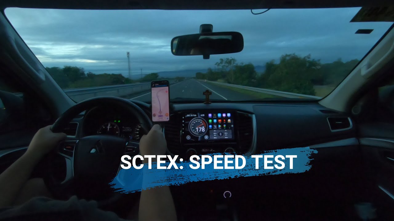 Montero Sport Glx MT | Speed Test at SCTEX