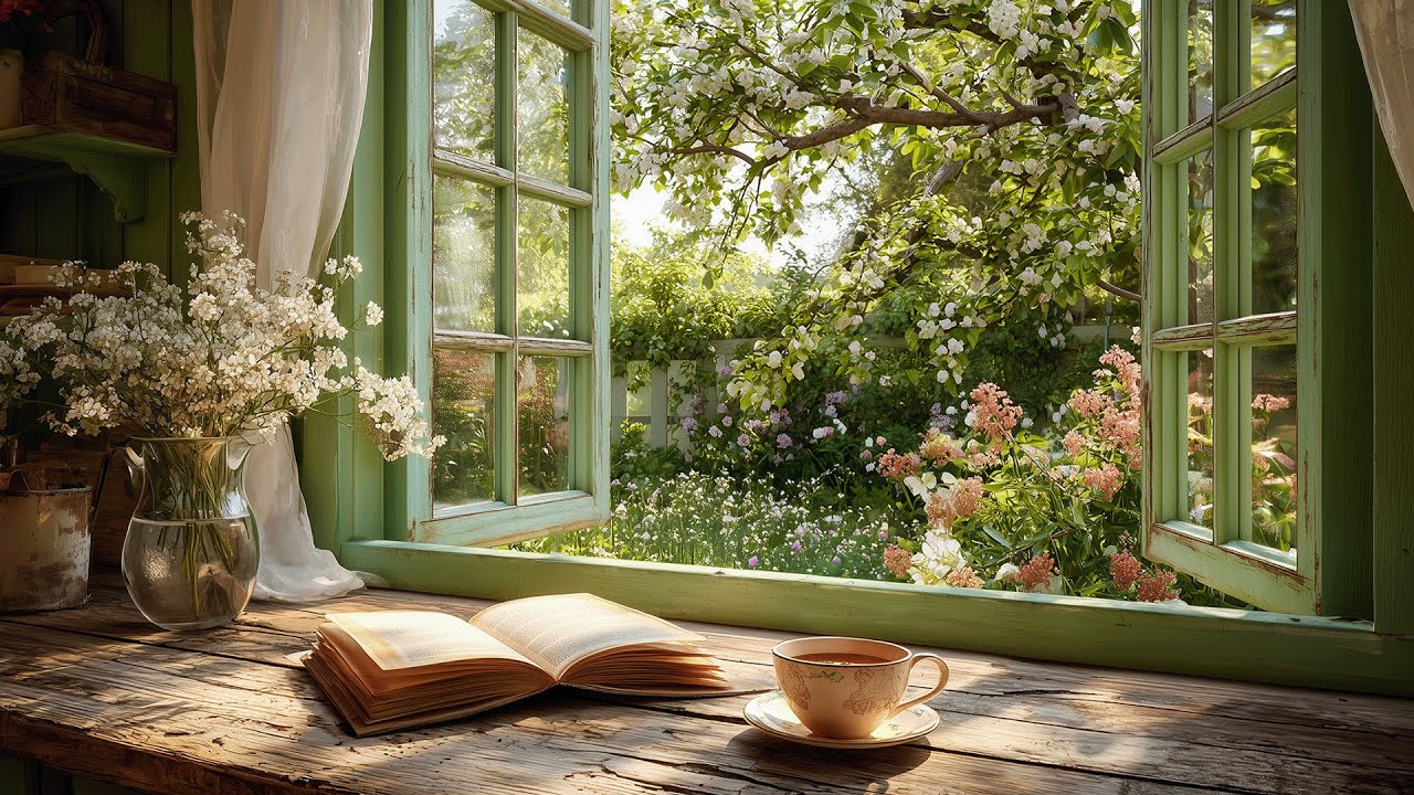 Quiet Spring Morning Through the Window | A playlist for a quiet morning | Work Study Focus Reading