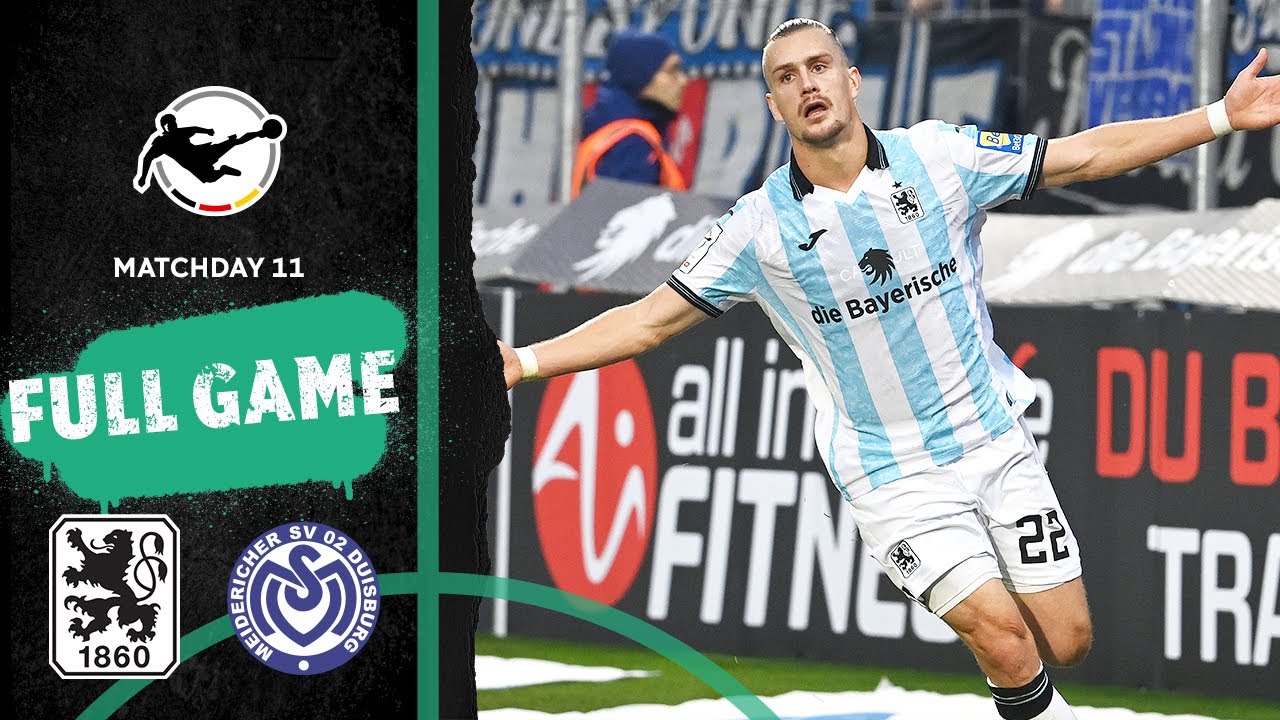 1860 München vs. MSV Duisburg | Full Game | 3rd Division 2025/26