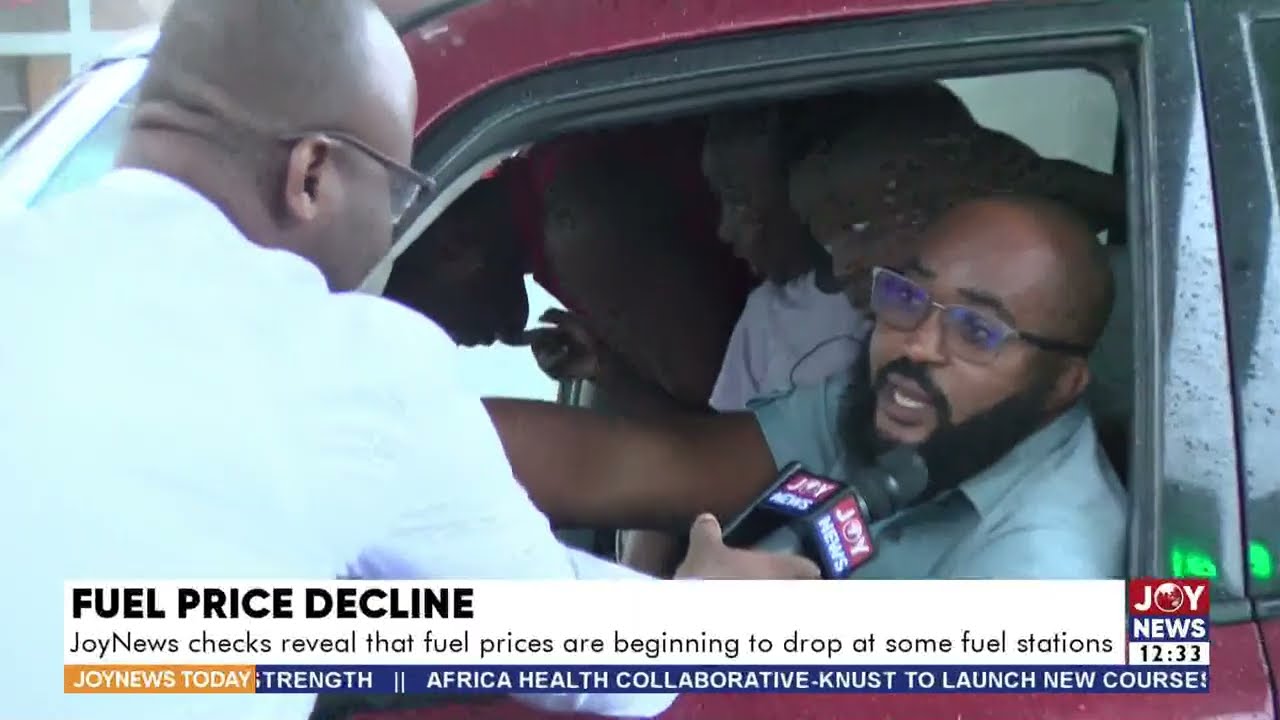 Fuel Price Decline: JoyNews checks reveal fuel prices are beginning to drop at some fuel stations