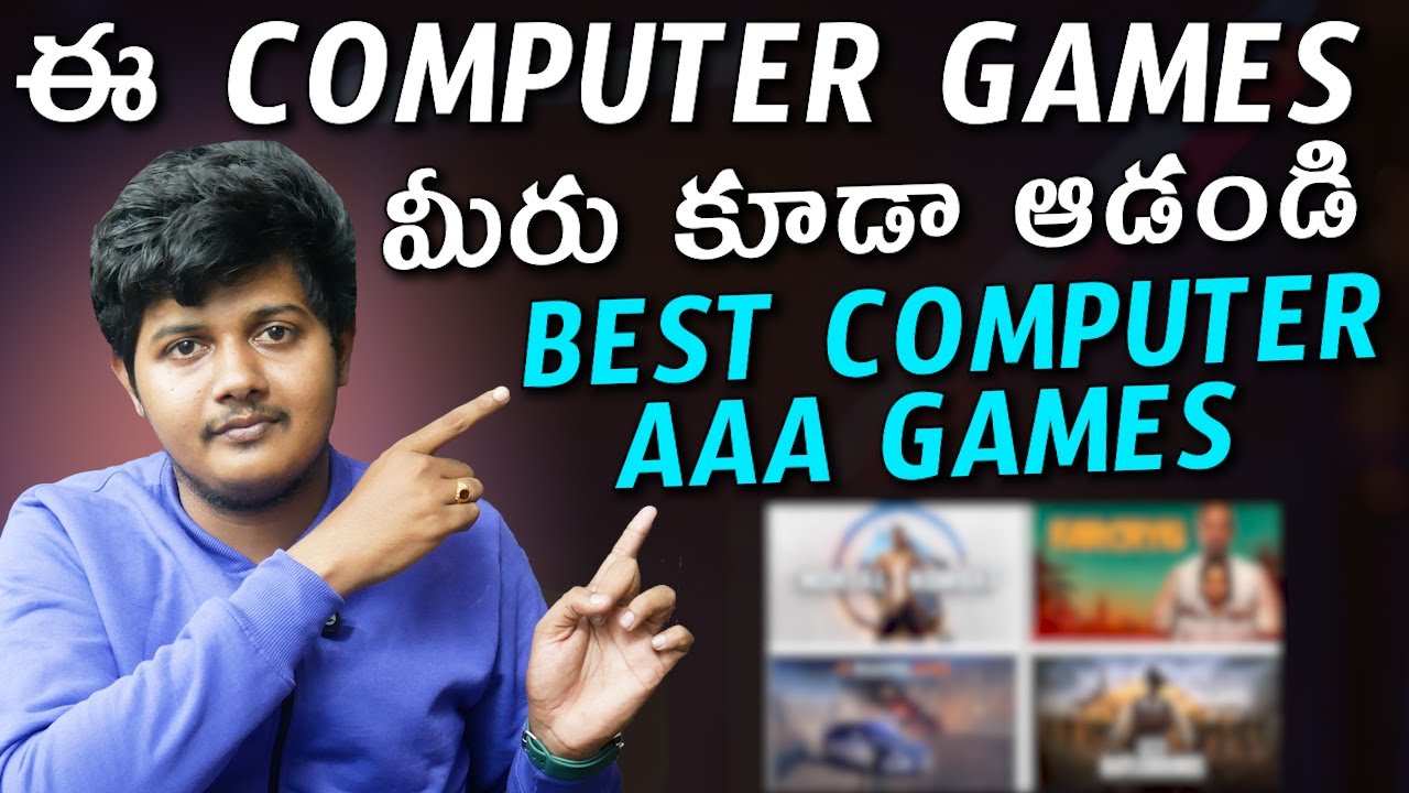 Best computer games | Top computer games in telugu #pc #tech #gaming