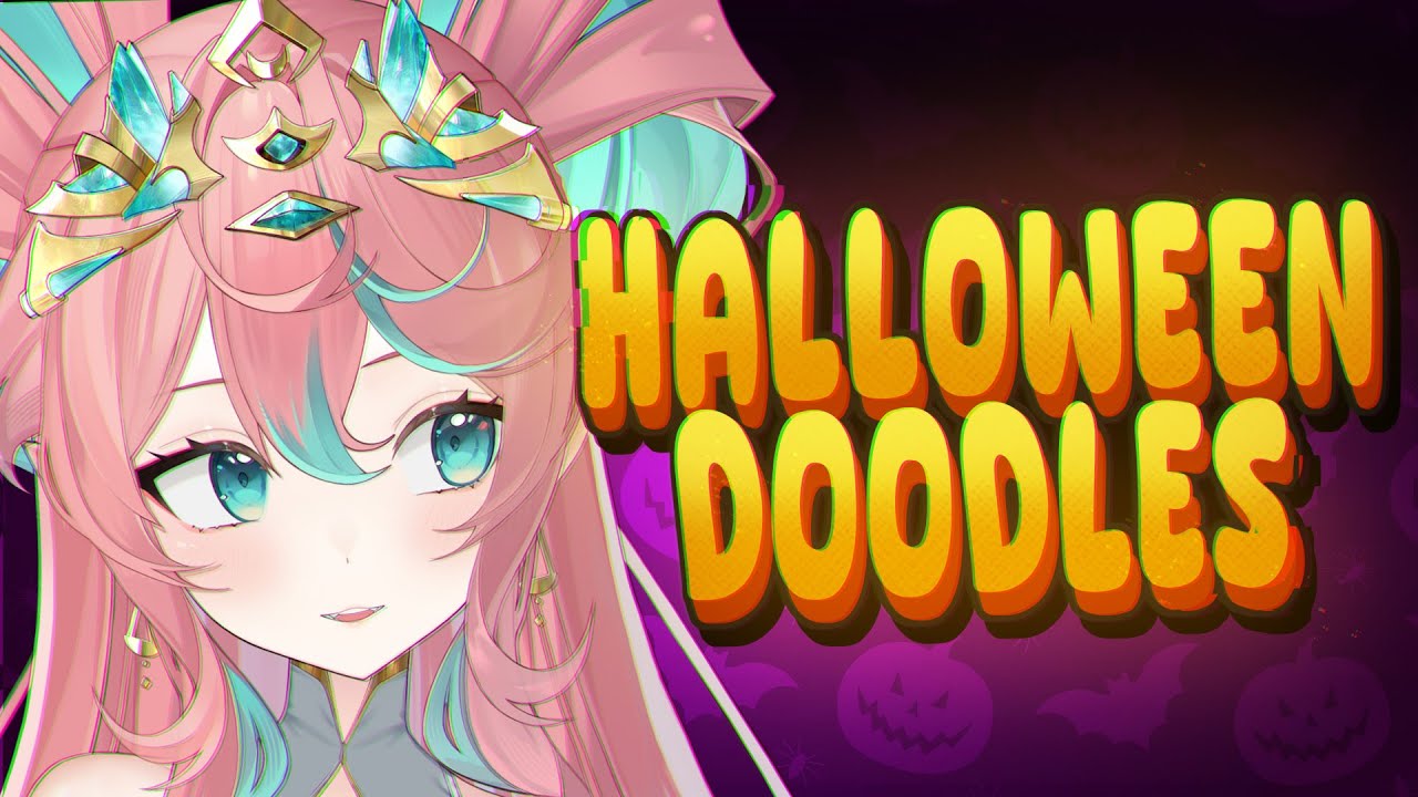 【Drawing】 Happy Halloween!! Let's doodle 🦇