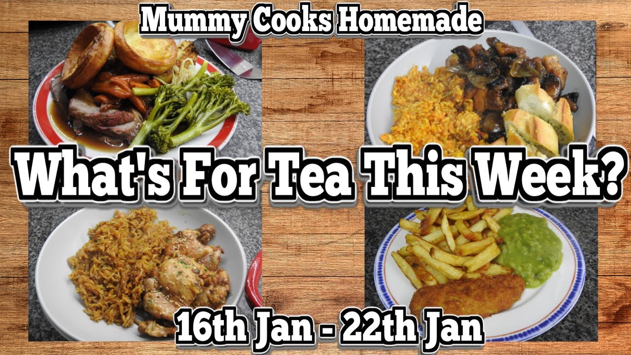 What's for tea this week? (16th Jan - 22th Jan) 2023 |   #mealsoftheweek