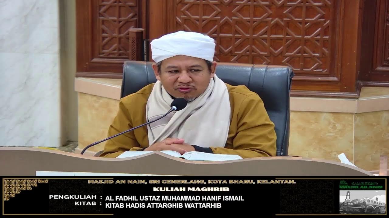 🕰️:  Kuliah Maghrib📆 : Khamis 22 Januari 2026   | 3 Syaaban 1447H