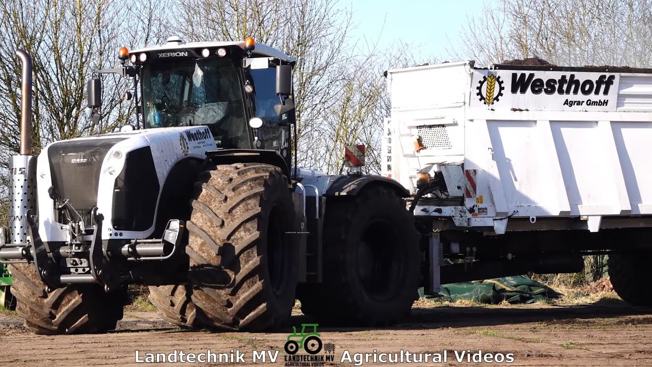 Westhoff-Agrar-Gmbh / Claas - Tebbe - Case / Kompost Streuen - Spreading Compost  2021  pt1