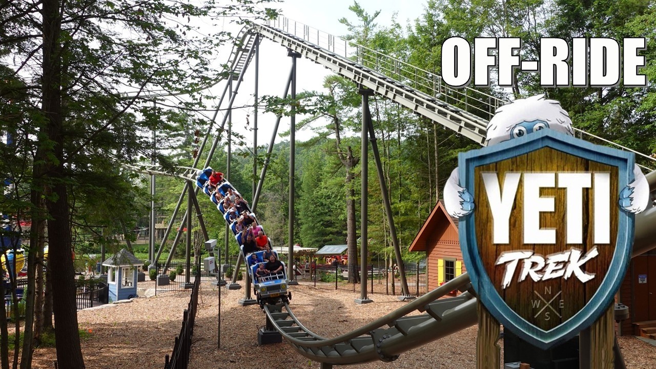 Yeti Trek Off-Ride Footage (60FPS), Santa's Village New Vekoma Family Coaster | Non-Copyright