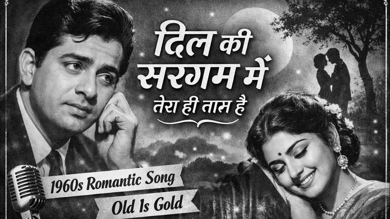 दिल की सरगम में तेरा ही नाम है | 60s का क्लासिक रोमांटिक गीत | Retro Bollywood