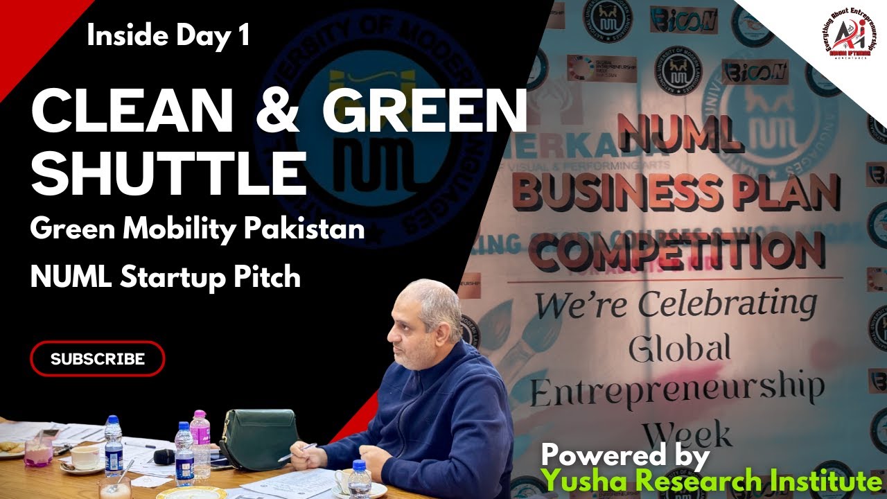 Sustainable Transport Startup Pitch | Clean & Green Shuttle &ndash; NUML Business Plan 2025