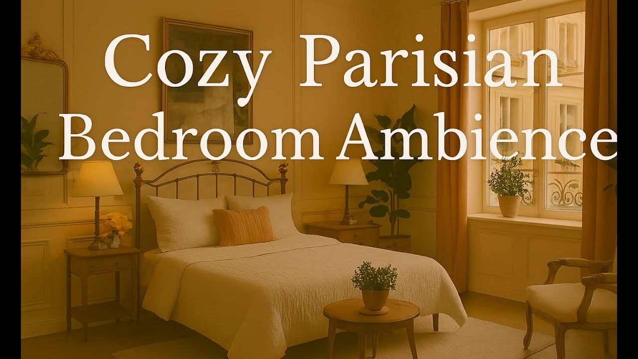 Elegant Parisian Calm 🌸 Relaxing Bedroom Ambience for Peaceful Mornings