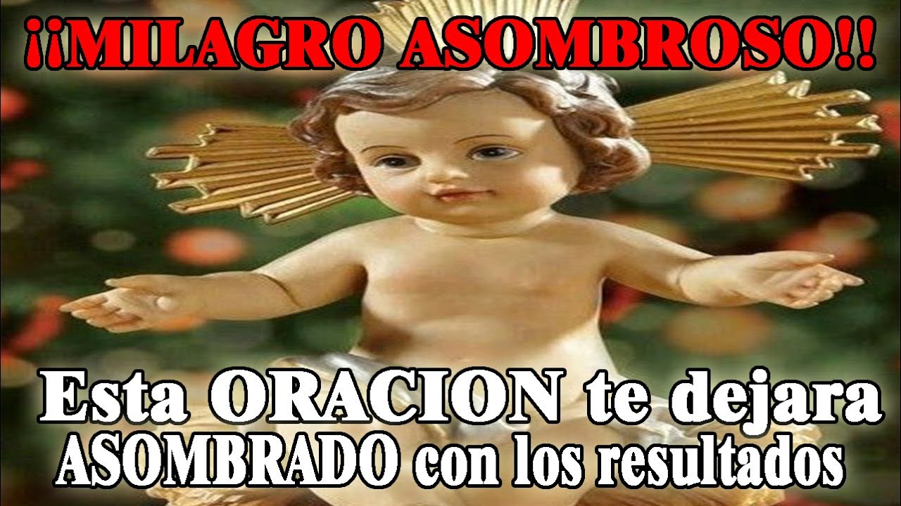 ¡¡MILAGRO ASOMBROSO!! ESTA ORACION TE DEJARA ASOMBRADO CON LOS RESULTADOS. ¡¡NO FALLA!!
